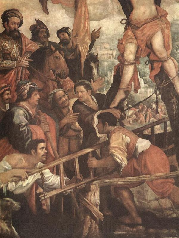 ROELAS, Juan de las The Martyrdom of St Andrew fj Germany oil painting art